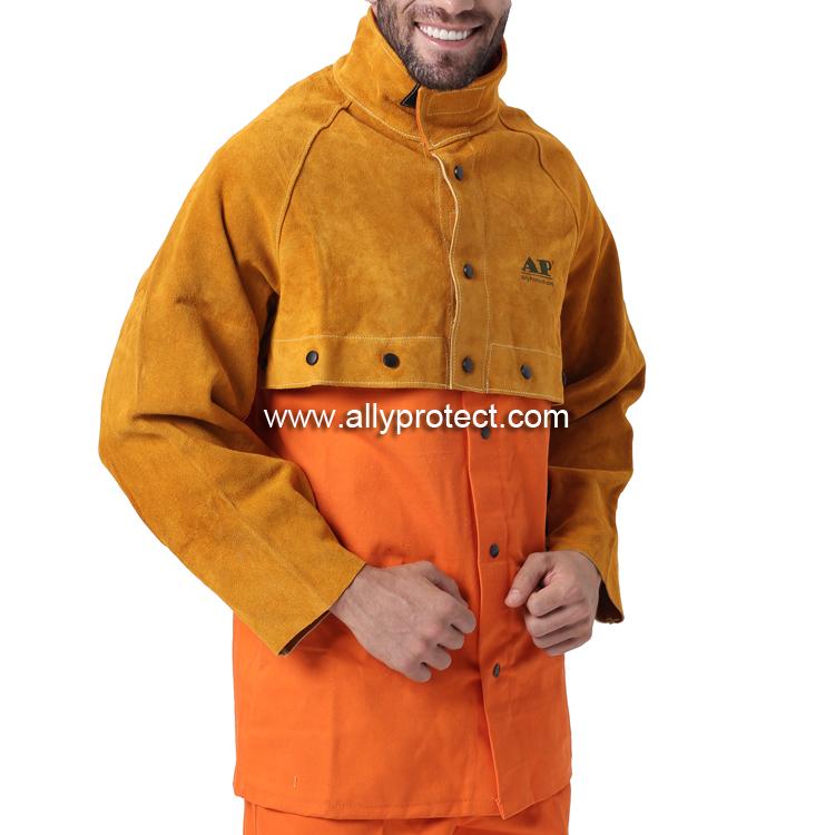 AP-2188/2189 金黃色開背式焊服及圍身